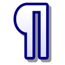 toolbar - edit show punctation